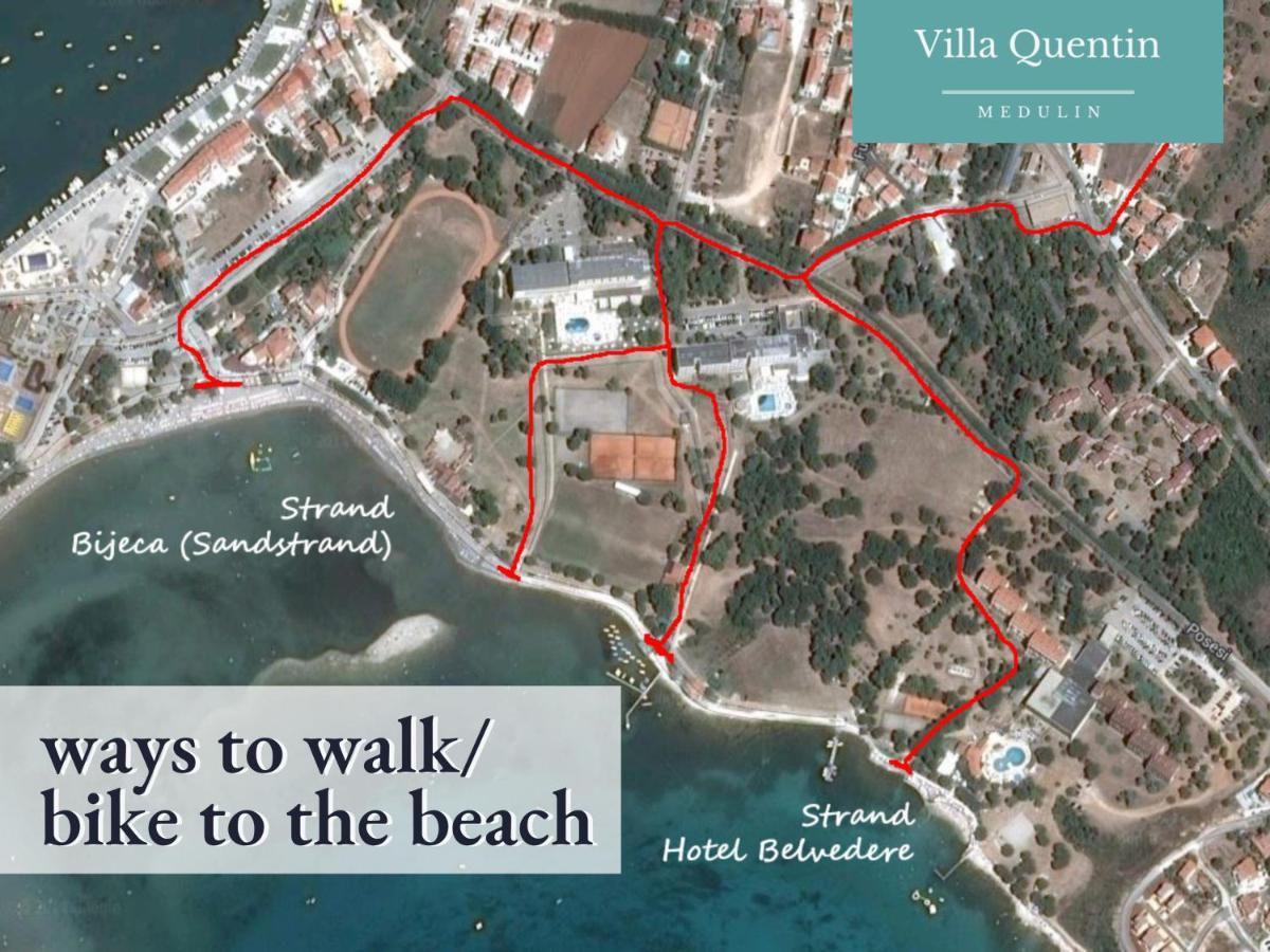 Villa Quentin - Quiet Place Close To Beach Medulin Exteriér fotografie