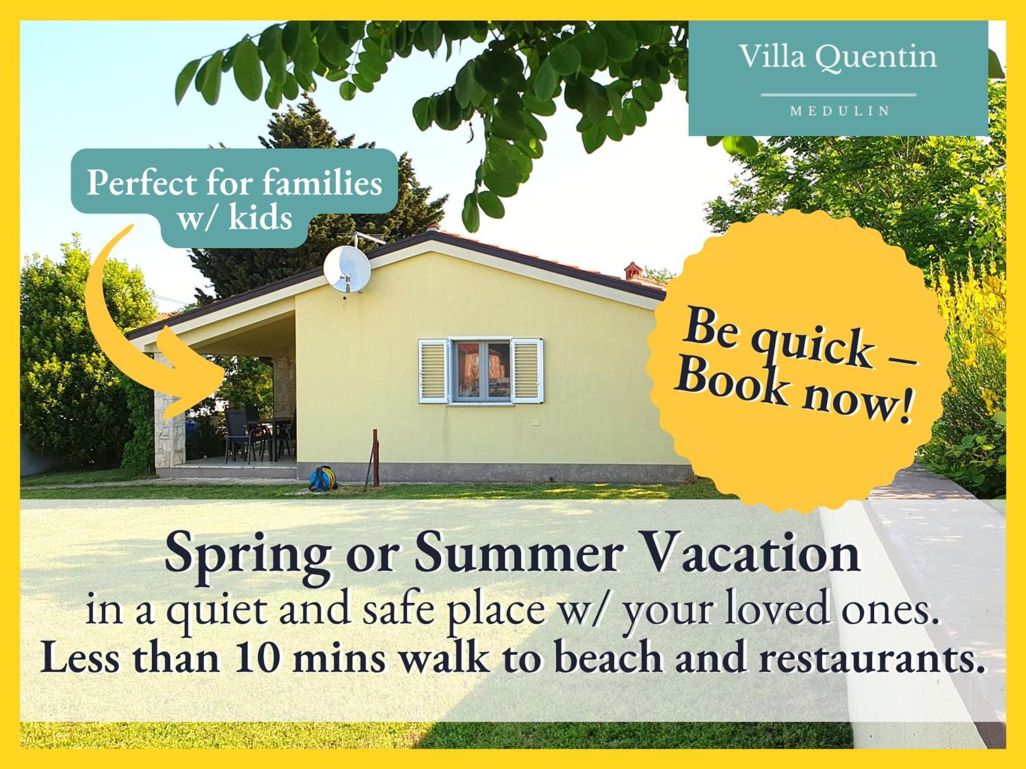 Villa Quentin - Quiet Place Close To Beach Medulin Exteriér fotografie